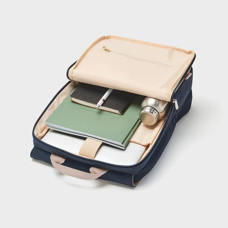 Cluse Le Réversible Backpack, Dark Blue Caramel, Silver Colour mulveys.ie nationwide shipping