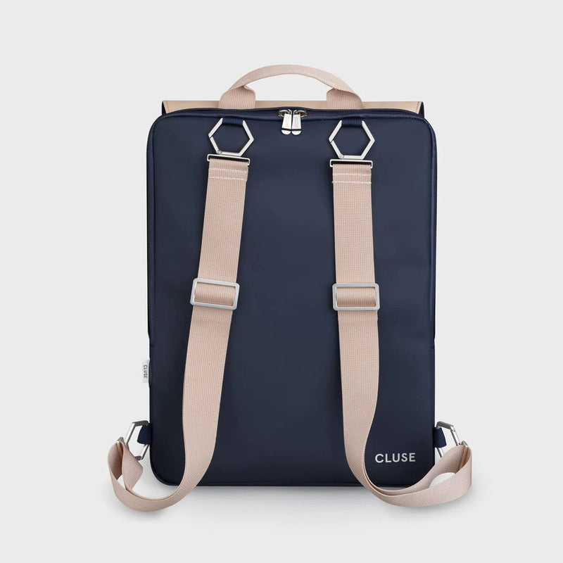 Cluse Le Réversible Backpack, Dark Blue Caramel, Silver Colour mulveys.ie nationwide shipping