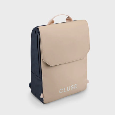 Cluse Le Réversible Backpack, Dark Blue Caramel, Silver Colour mulveys.ie nationwide shipping