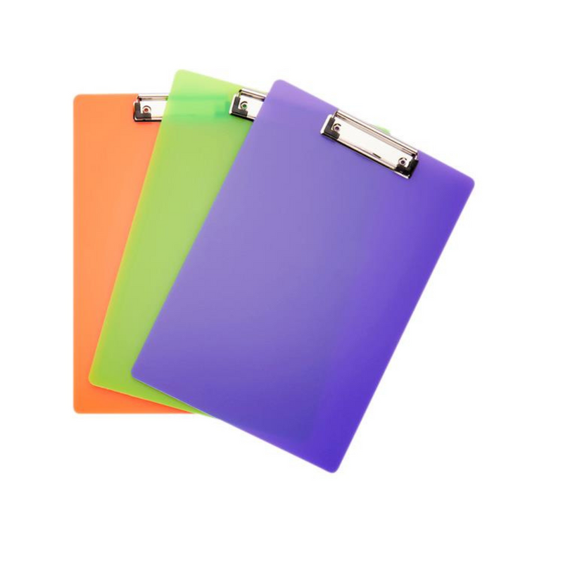 Premier A4 Clip Board Tang 3 Asst. mulveys.ie nationwide shipping