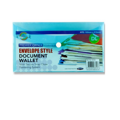 Premier Office Dl Size Button Wallet Envelope Single mulveys.ie nationwide shipping