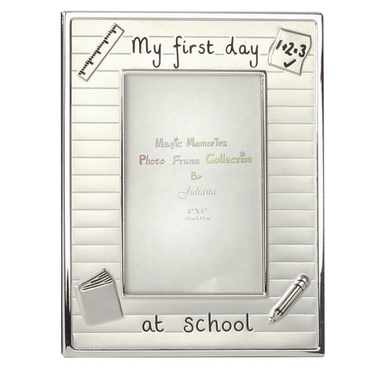 MY FIRST DAY AT SCHOOL P/FRAME 4"X6