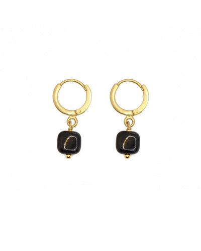 Nilaï Ava Earrings- Black mulveys.ie nationwide shipping