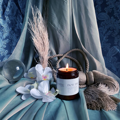 New Moon | Lavender & Musk Fragranced Candle 180ml Mulveys.ie