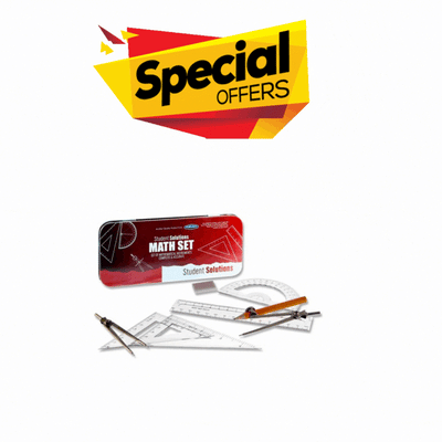 Student Solutions 8pce Maths Set - Red mulveys.ie nationwide shipping