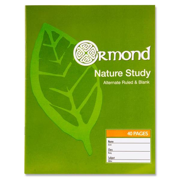 Ormond 40pg Nature Study Copy Book mulveys.ie nationwide shipping