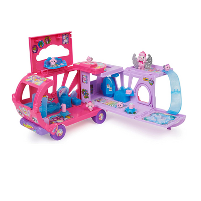 Hatchimals CollEGGtibles, Transforming Rainbow-cation Camper Toy Car