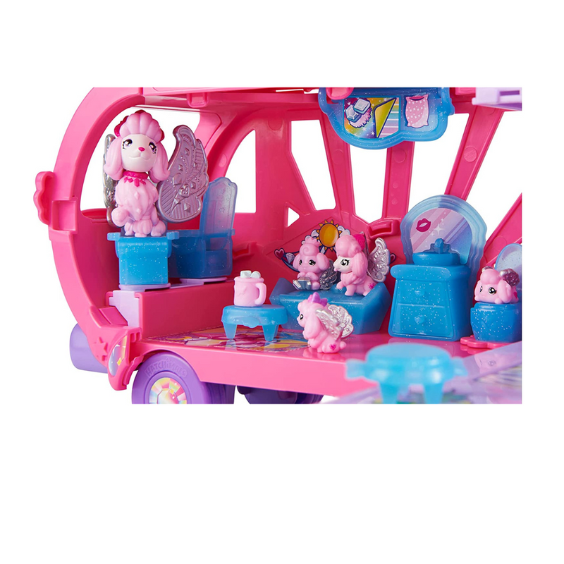 Hatchimals CollEGGtibles, Transforming Rainbow-cation Camper Toy Car