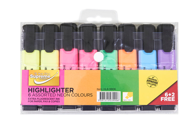 Highlighter 8pk Supreme